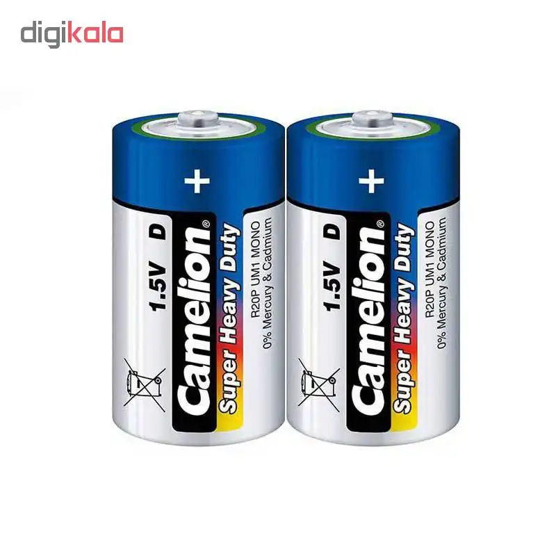 باتری بزرگ D کملیون مدل Super Heavy Duty بسته 2 عددی