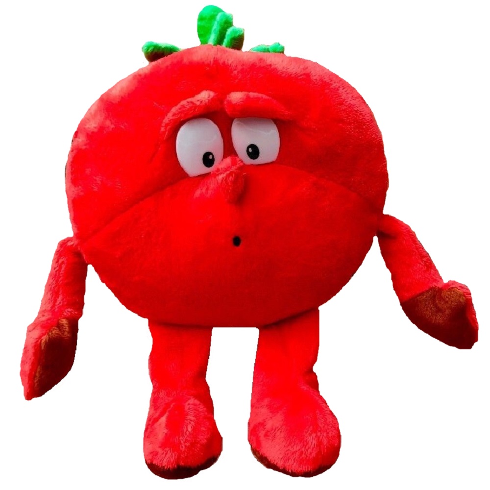 عروسک طرح گوجه فرنگی مدل Toby Tomato کد 6391 ارتفاع 29 سانتی متر