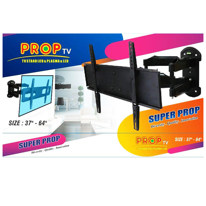 پایه دیواری متحرک تلویزیون پروپ مدل PROP-3764 مناسب برای تلویزیون 37 تا64 اینچ پایه دیواری متحرک تلویزیون پروپ مدل PROP-3764 مناسب برای تلویزیون 37 تا64 اینچ