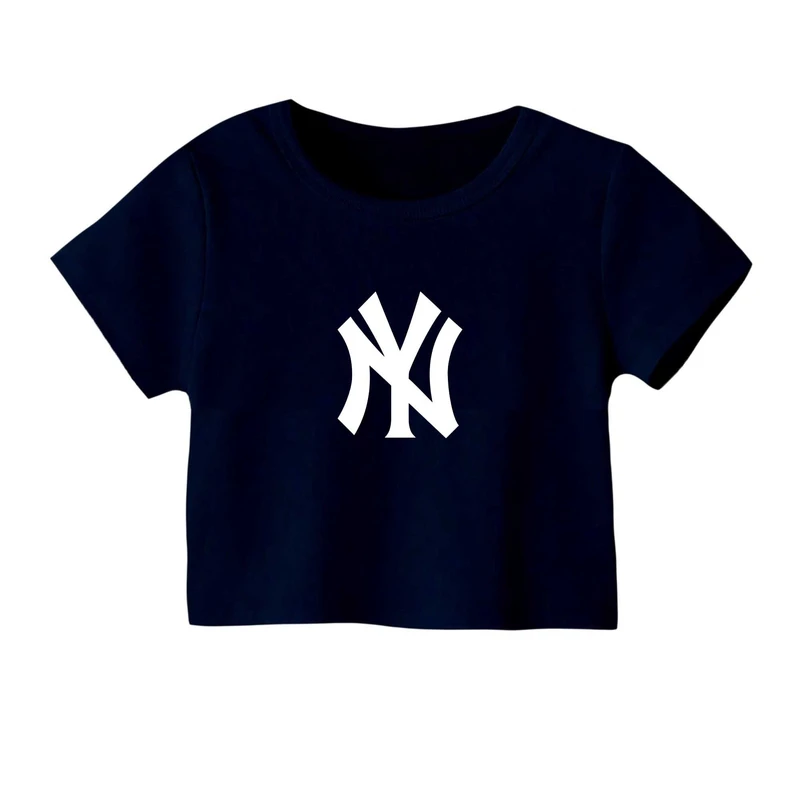 کراپ‌ تی‌شرت آستین کوتاه زنانه مدل اسپرت کد 16