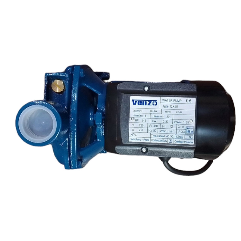 پمپ آب ونزو مدل بشقابی کد QX50 S/S پمپ آب ونزو مدل بشقابی کد QX50 S/S