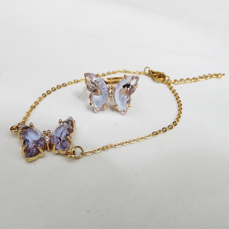 نیم ست دخترانه مدل پروانه رویایی SGR 13