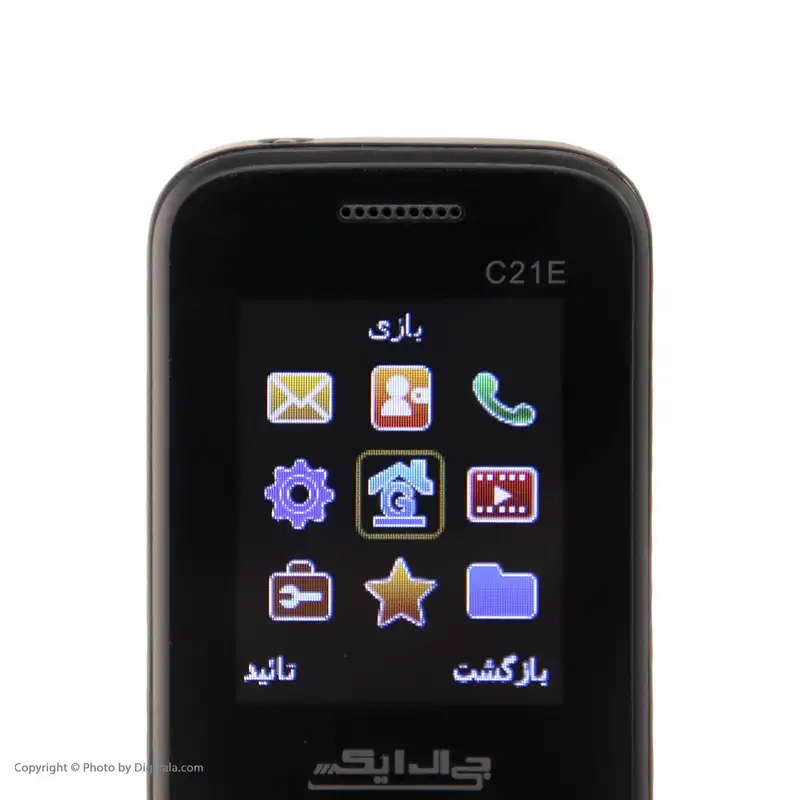 گوشی موبایل جی ال ایکس مدل C21E دو سیم کارت ظرفیت 4 مگابایت و رم 4 مگابایت