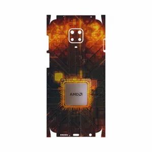 MAHOOT AMD Brand-FullSkin Cover Sticker for Xiaomi Redmi Note 9 Pro