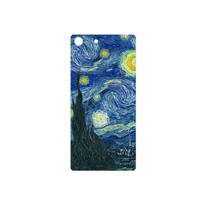 MAHOOT The Starry Night of van Gogh Cover Sticker for Sony Xperia M5