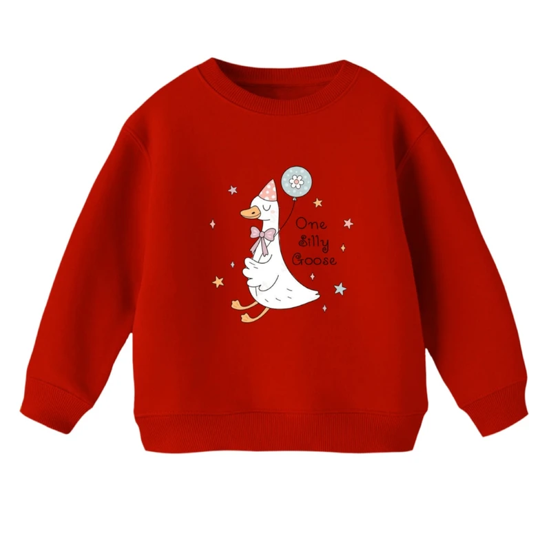 سویشرت بچگانه مدل اردک و بادکنک 