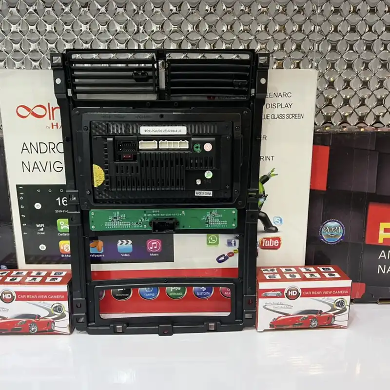 پخش کننده تصویری خودرو پاواسونیک کد 8227 مناسب برای پژو پارس