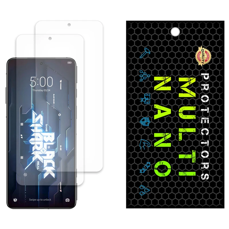 محافظ صفحه نمایش مات مولتی نانو مدل X-S2M مناسب برای گوشی موبایل شیائومی Black Shark 5 Pro بسته دو عددی