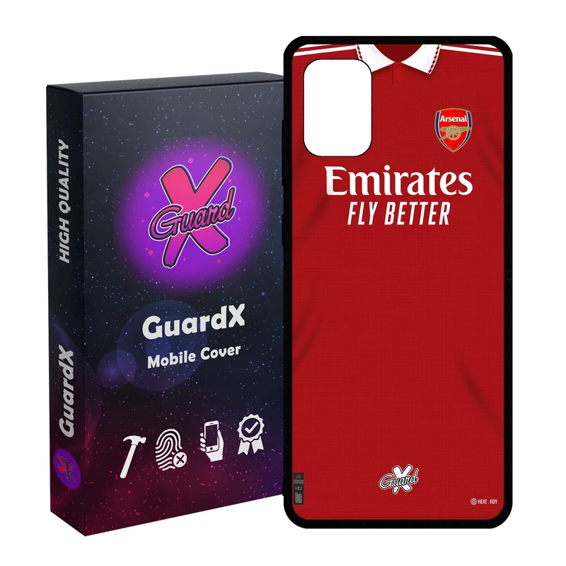کاور گارد ایکس طرح آرسنال مدل Glass10467 مناسب برای گوشی موبایل سامسونگ Galaxy A31