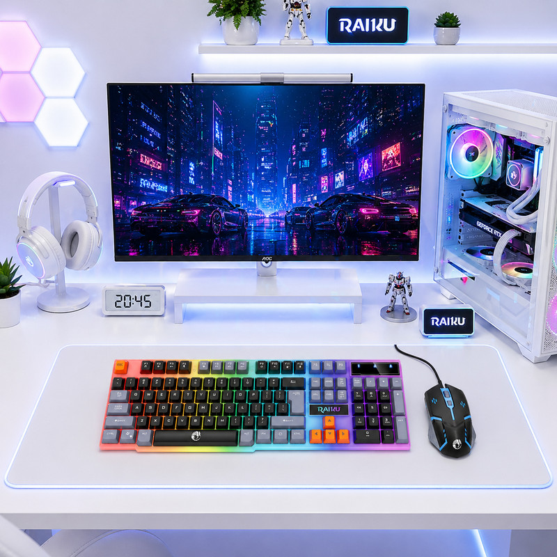 کیبرد و ماوس لایماید مدل RAIKU-T26