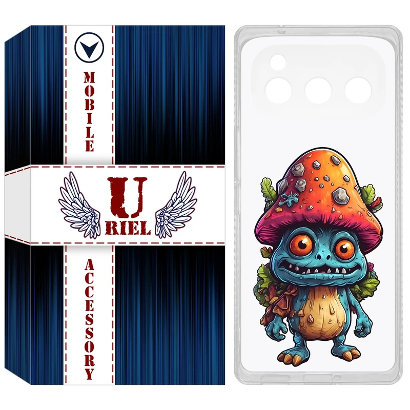 کاور یوریل مدل Clear کد 47 طرح قارچ مناسب برای گوشی موبایل داریا Bond