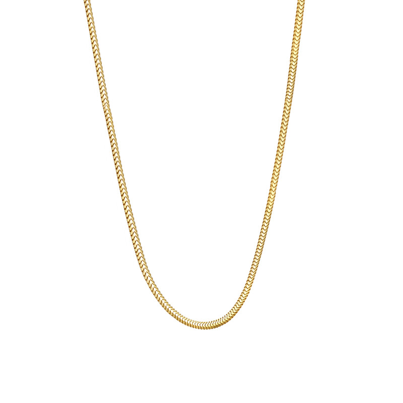 گردنبند طلا 18 عیار زنانه ماوی گالری مدل تیغ ماهی 0.5