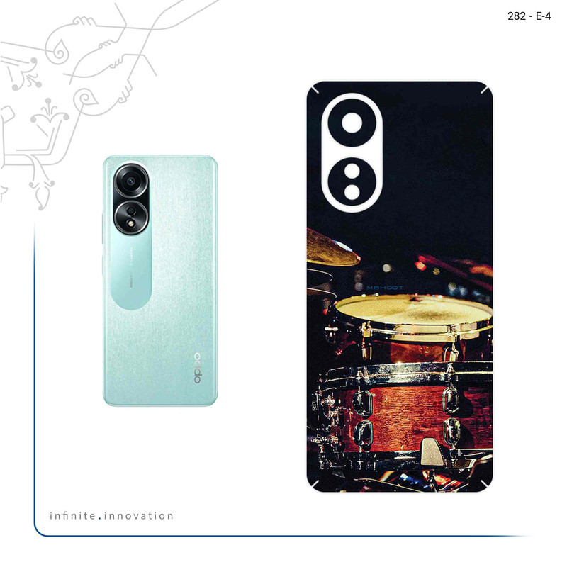 برچسب پوششی ماهوت مدل Drum_Kit مناسب برای گوشی موبایل اپو A58 4G