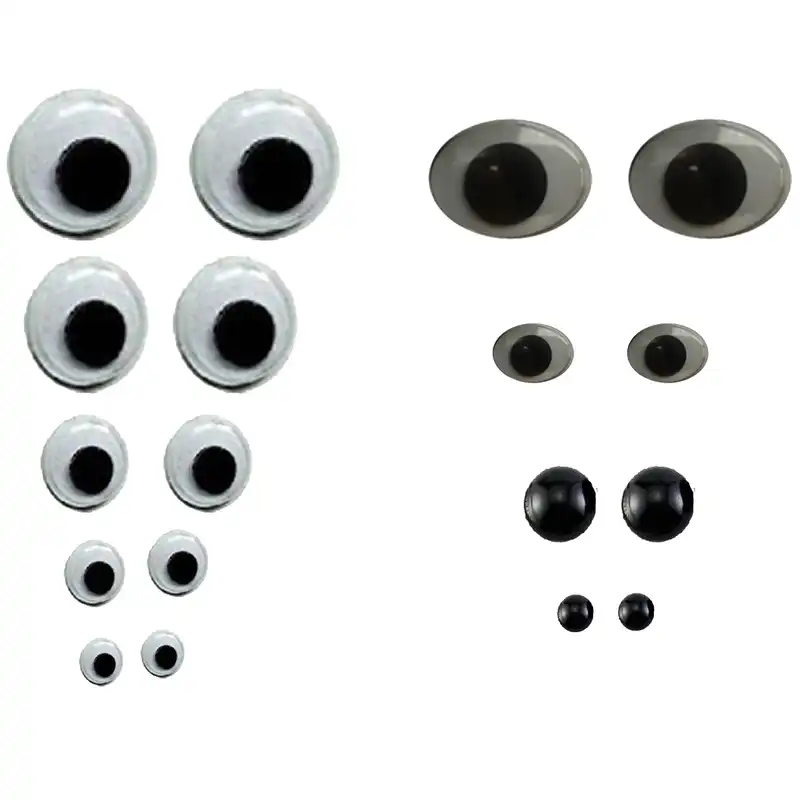 چشم عروسک کد COLE18 مجموعه 18 عددی