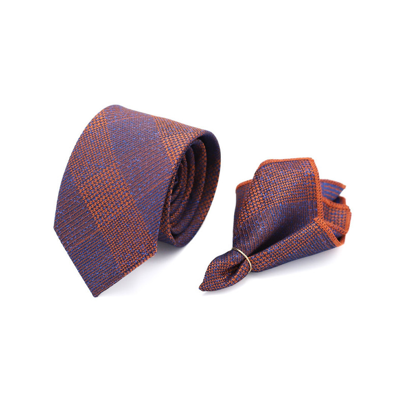 ست کراوات و دستمال جیب مردانه مدل AT229