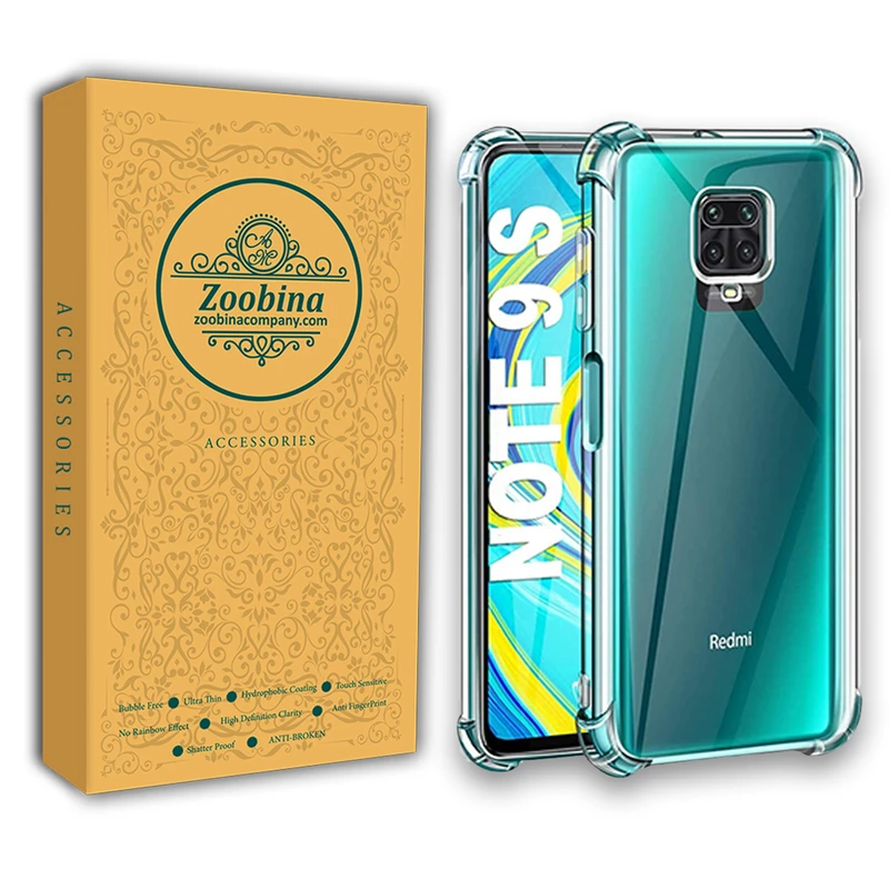 کاور زوبینا مدل COLORLESS مناسب برای گوشی موبایل شیائومی Redmi Note 9S / Redmi Note 9 Pro / Redmi Note 9 Pro Max