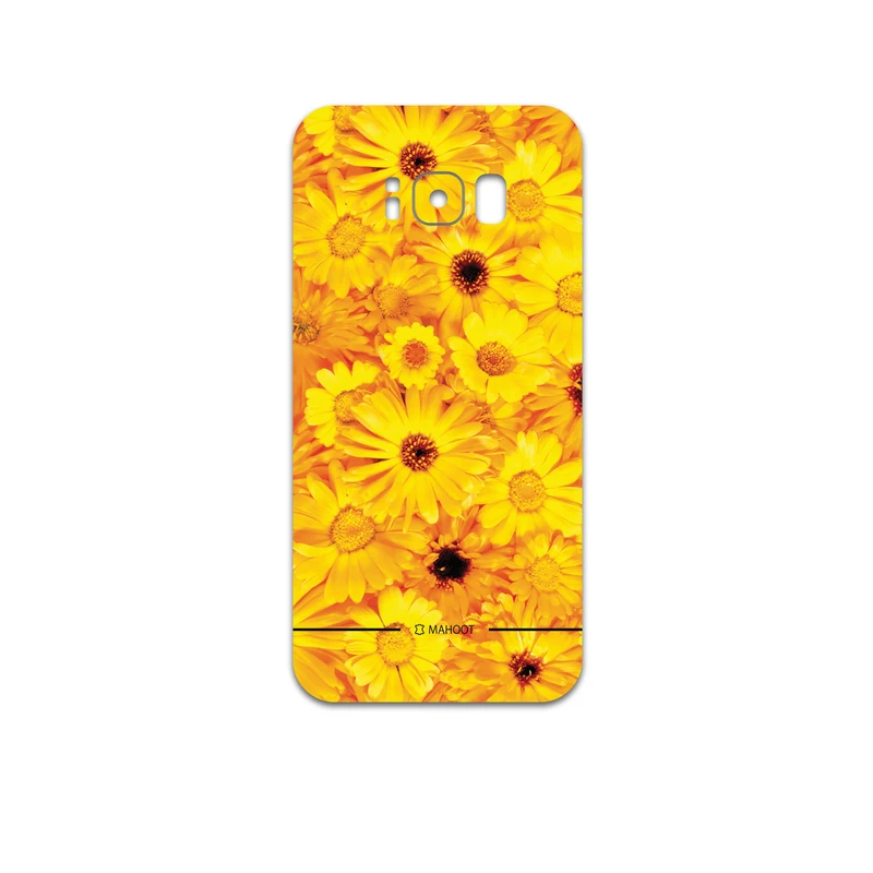 برچسب پوششی ماهوت مدل Yellow-Flower مناسب برای گوشی موبایل سامسونگ Galaxy S8