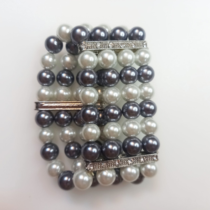 دستبند دخترانه مدل مروارید درشت