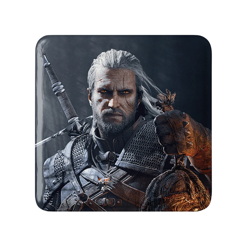 مگنت خندالو طرح گرالت ویچر مدل مربعی کد 30943