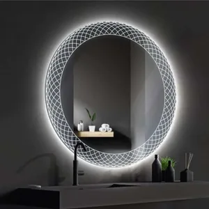آینه سرویس بهداشتی مدل بک لایت لمسی  کد1022