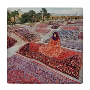 کاشی طرح بانو و فرش های ایرانی مدل لوحی کد klh1448