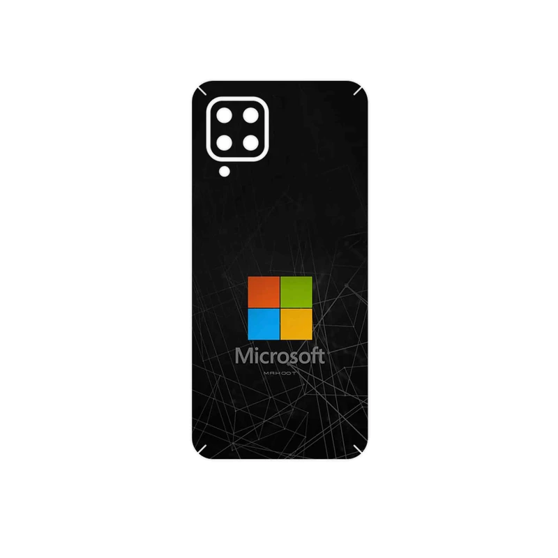 برچسب پوششی ماهوت مدل Microsoft_Logo مناسب برای گوشی موبایل سامسونگ Galaxy F22