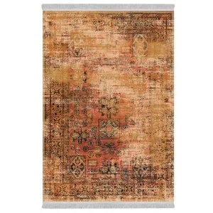 فرش پارچه‌ای دفه مدل فرشینه طرح مدرن کد 704