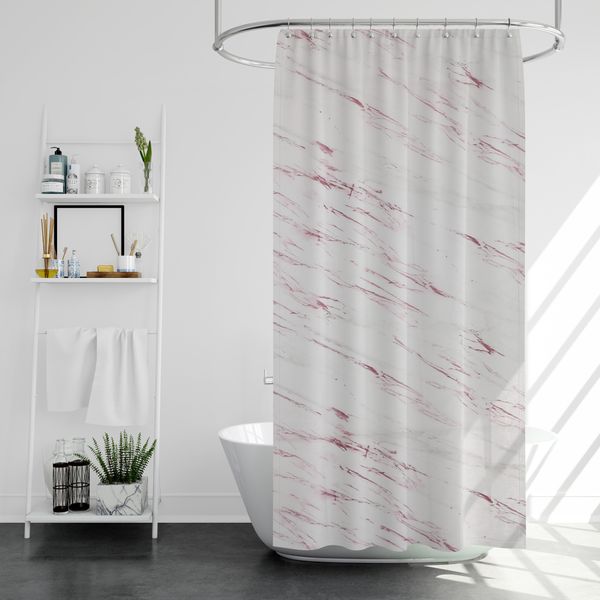 پرده حمام پیسو مدل BZ-73 سایز 180x200 سانتی متر