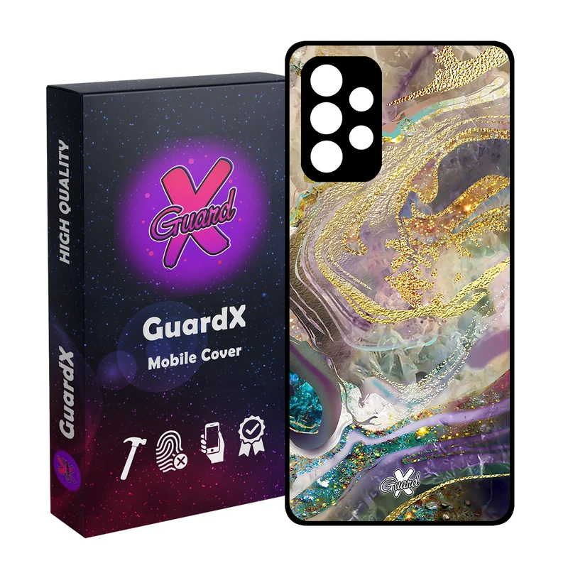 کاور گارد ایکس طرح ماربل مدل Glass10295 مناسب برای گوشی موبایل سامسونگ Galaxy A72