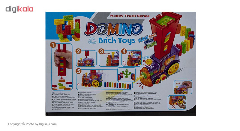 قطار دومینو مدل BRICK TOYS کد 2006B