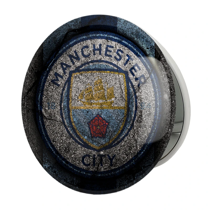 آینه جیبی خندالو طرح باشگاه منچستر سیتی مدل تاشو کد 26769 