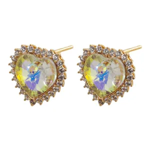 گوشواره زنانه ژوپینگ مدل قلب کد h65