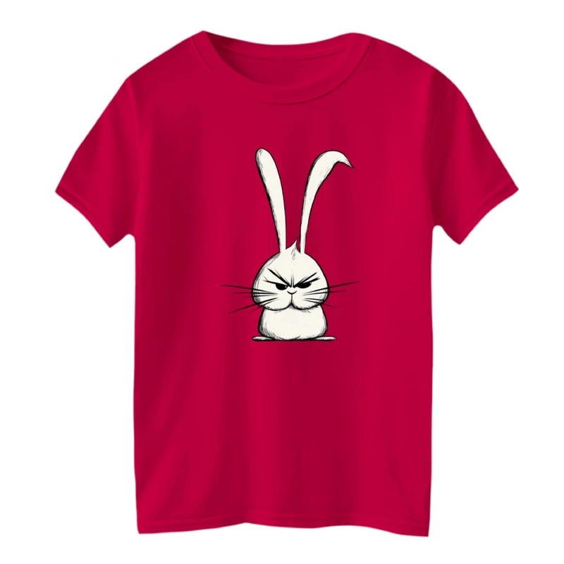تی شرت آستین کوتاه بچگانه مدل خرگوش عصبانی