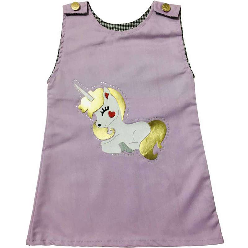 سارافون دخترانه طرح یونیکورن مدل Poco کد 194