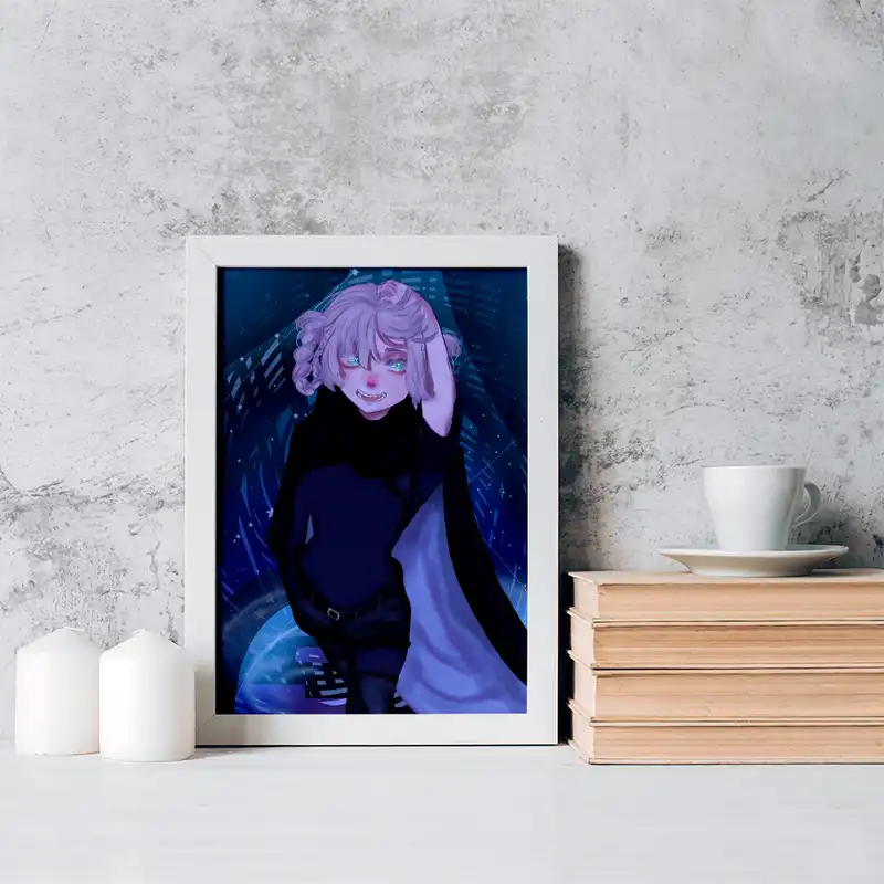 تابلو خندالو مدل نازونا ناناکوسا انیمه کال آف نایت کد 17816