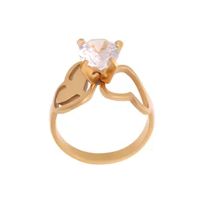 انگشتر زنانه ماصرم طرح قلب کد Ri3052