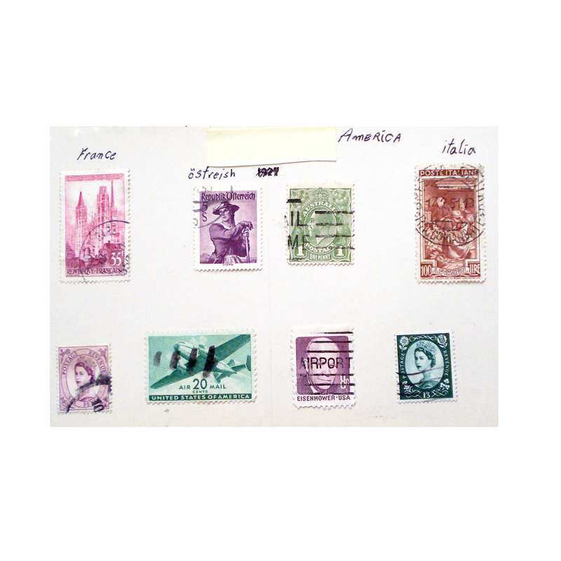 تمبر یادگاری مدل ملل کد DS1963 مجموعه 8 عددی