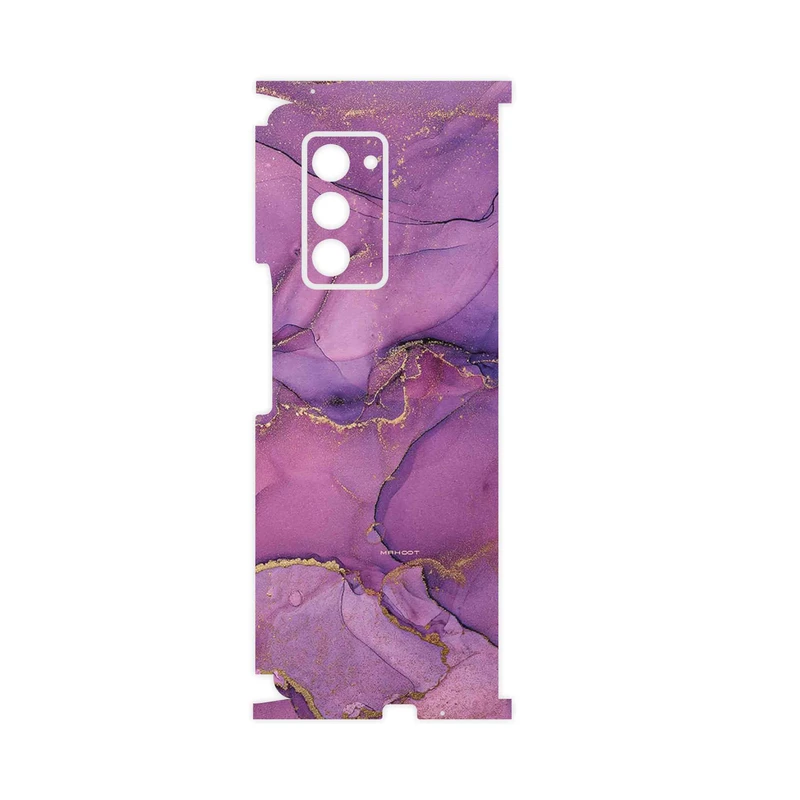 برچسب پوششی ماهوت مدل Purple Marble-FullSkin مناسب برای گوشی موبایل سامسونگ Galaxy Z FOLD 2