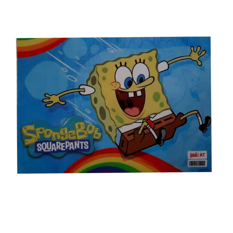 پوشه دکمه دار شمیز طرح باب اسفنجی