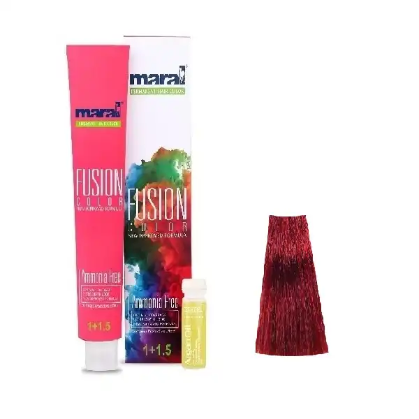 رنگ مو مارال مدل Fusion شماره 6.699 حجم 100 میلی لیتر رنگ ردولوت