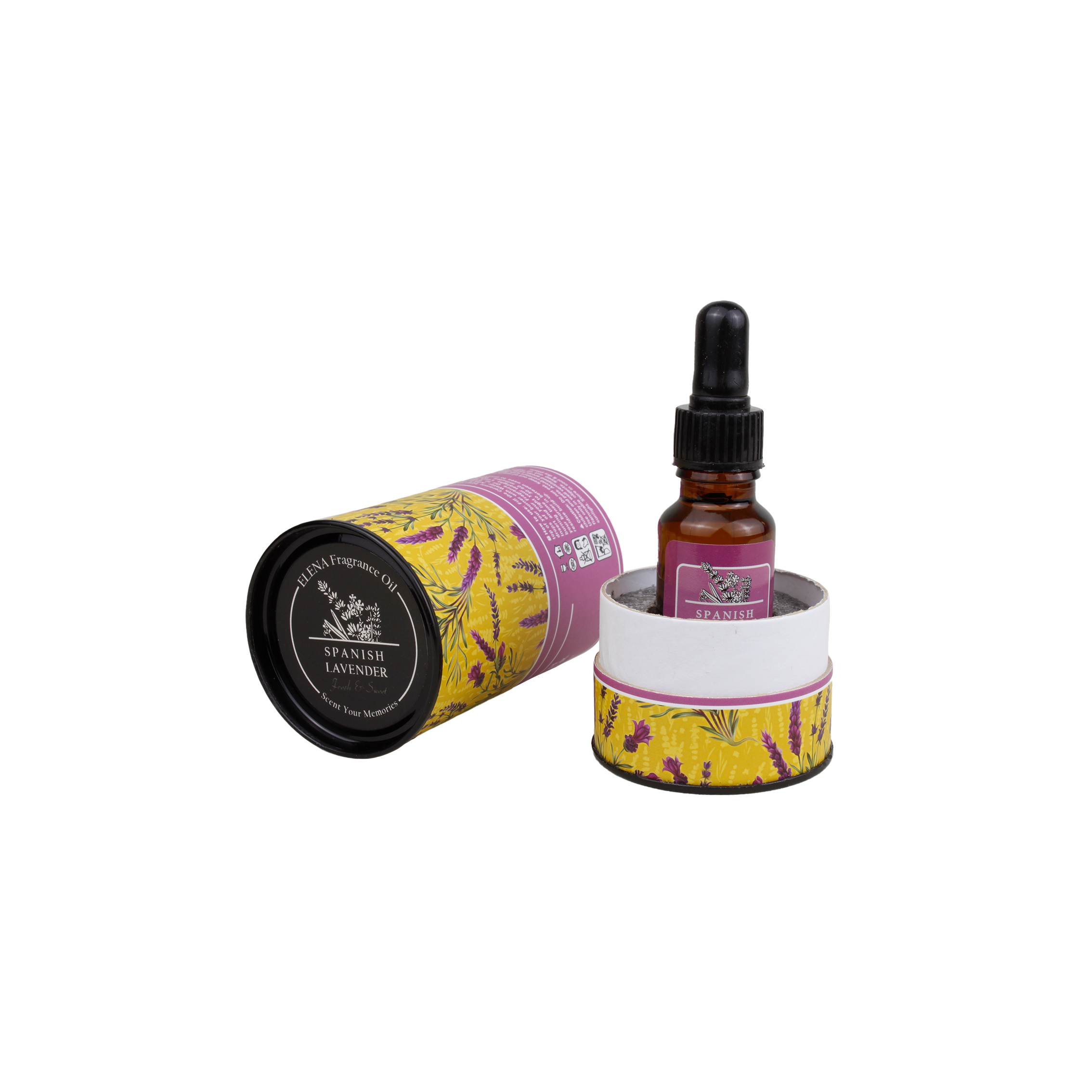 اسانس خوشبوکننده هوا شمع النا مدل لوندر اسپانیایی حجم 18 میلی لیتر