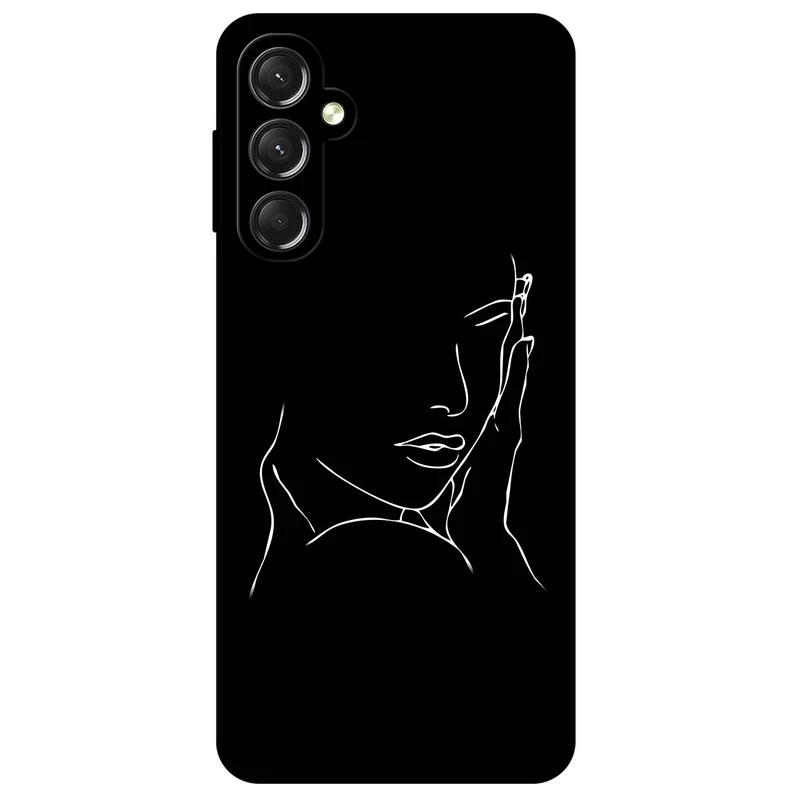 کاور مگافون طرح دخترانه مدل 8153 مناسب برای گوشی موبایل سامسونگ Galaxy A24 4G         