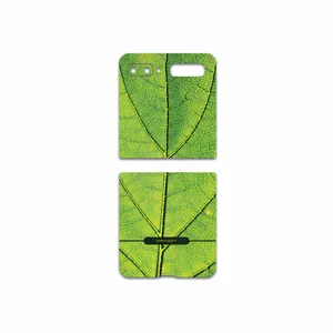 MAHOOT Leaf-Texture Cover Sticker for Samsung Galaxy Z Flip