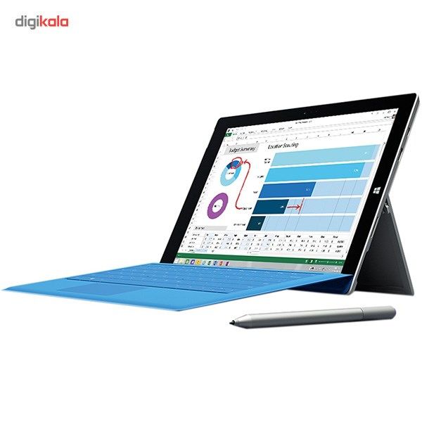 تبلت مایکروسافت مدل Surface Pro 3 - C به همراه کیبورد ظرفیت 256 گیگابایت