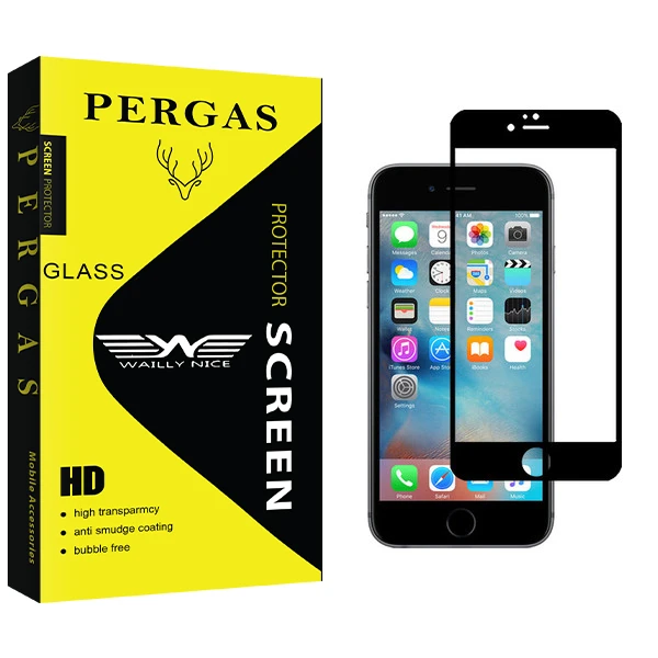محافظ صفحه نمایش وایلی نایس مدل Pergas Glass مناسب برای گوشی موبایل اپل iPhone 6 Plus