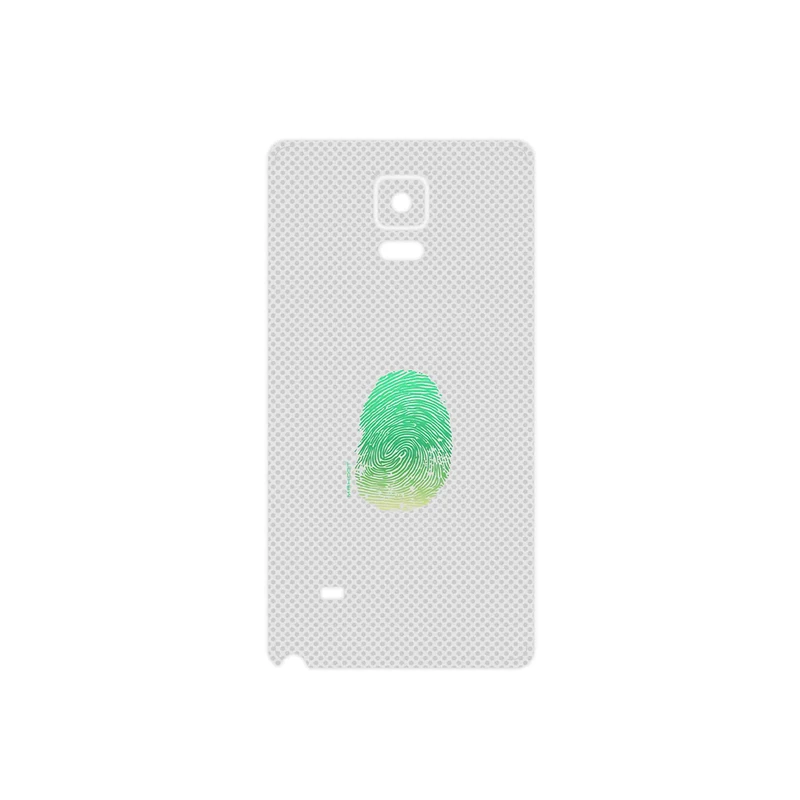 برچسب پوششی ماهوت مدل Minimal Fingerprint مناسب برای گوشی موبایل سامسونگ Galaxy Note 4