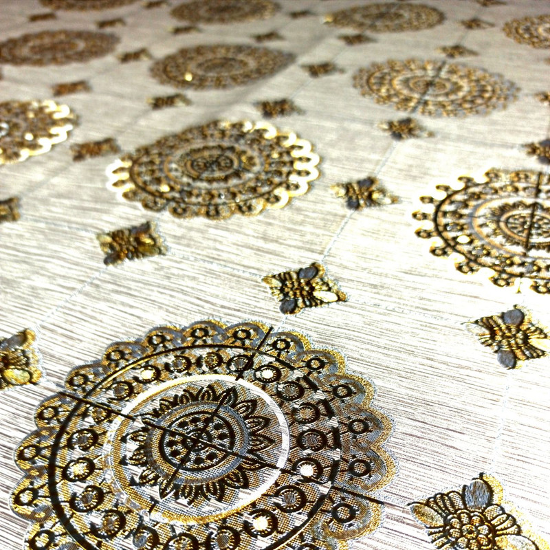 سفره شش نفره مدل پشت نخی فانتزی کد A100-T150