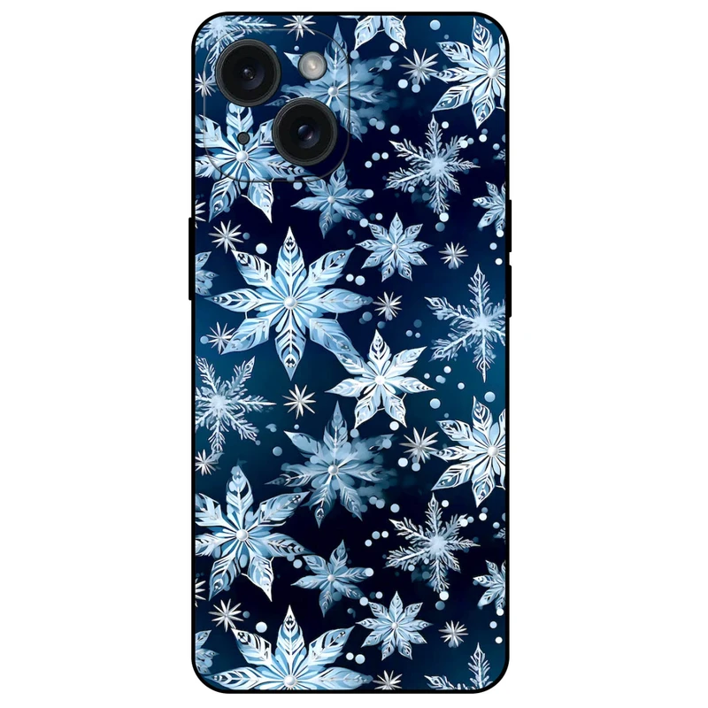 کاور مگافون طرح برف مدل 2824 مناسب برای گوشی موبایل اپل iPhone 15 Plus  