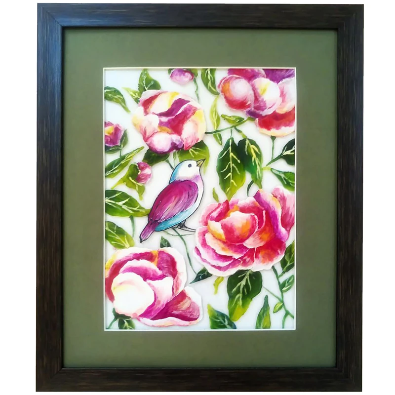 تابلو طرح گل کد A04