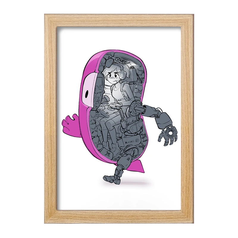 تابلو خندالو مدل بازی فال گایز (Fall Guys) کد 32787